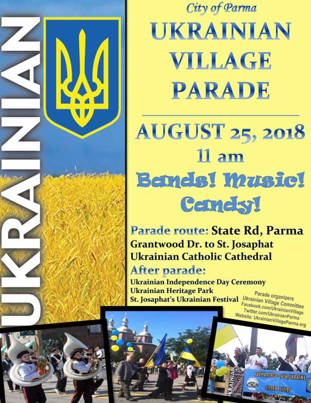 2018 ukrainian village parade flyer